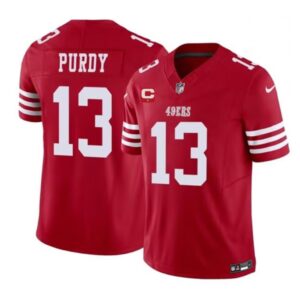 686139f7d5702_1 Men's San Francisco 49ers #13 Brock Purdy Red 2023 F.U.S.E. With 1-Star C Patch Vapor Untouchable Limited Stitched Football Jersey