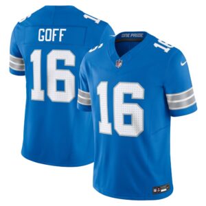 68613a2c2819f_1 Men's Detroit Lions #16 Jared Goff Blue Vapor F.U.S.E. Limited Jersey