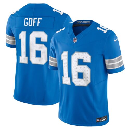 68613a2c2819f_1 Men's Detroit Lions #16 Jared Goff Blue Vapor F.U.S.E. Limited Jersey