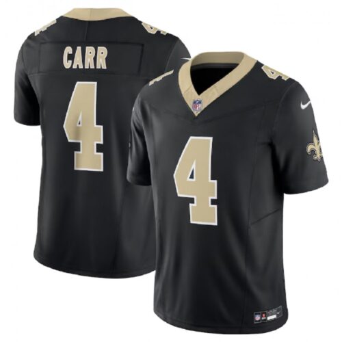 68613a46bc238_1 Men's New Orleans Saints #4 Derek Carr Black 2023 F.U.S.E. Vapor Untouchable Limited Stitched Jersey