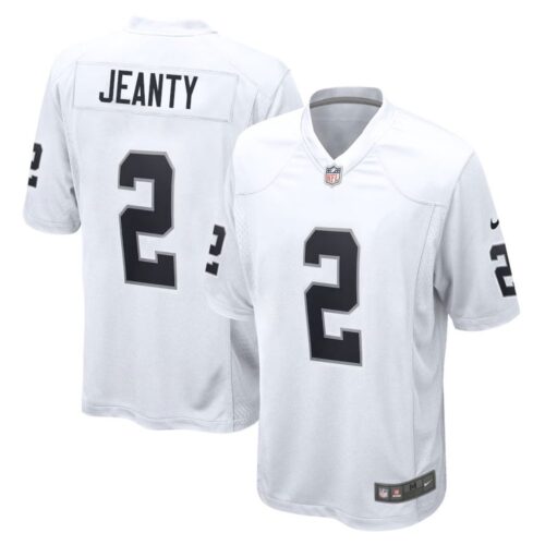 68613a48ef3d2_1 Men's Las Vegas Raiders #2 Ashton Jeanty Nike White 2025 NFL Draft First Round Pick Game Jersey