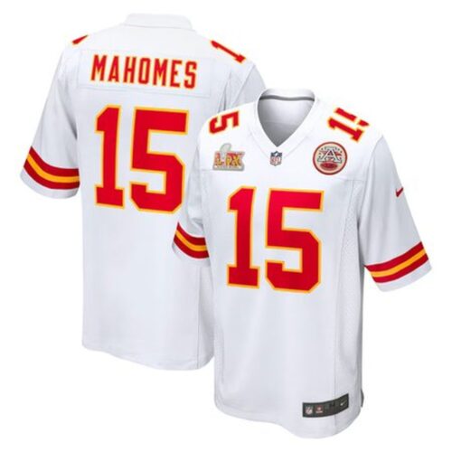 68613a51f1d64_1 Men's Kansas City Chiefs #15 Patrick Mahomes White Super Bowl LIX Game Jersey
