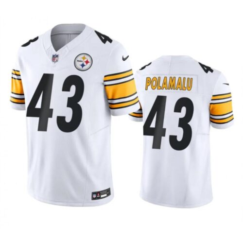 68613a774d50f_1 Men's Pittsburgh Steelers #43 Troy Polamalu White 2023 F.U.S.E. Vapor Untouchable Color Rish Limited Jersey