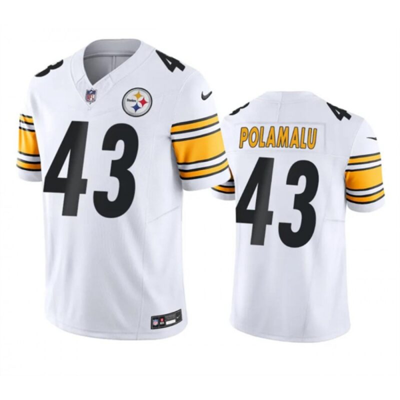 68613a774d50f_1 Men's Pittsburgh Steelers #43 Troy Polamalu White 2023 F.U.S.E. Vapor Untouchable Color Rish Limited Jersey