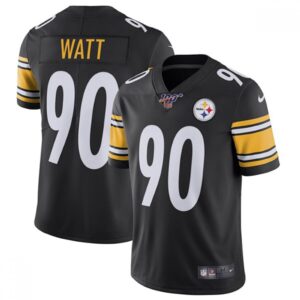68613a7ba1250_1 Men's Pittsburgh Steelers #90 T. J. Watt Black 2019 100th Season Vapor Untouchable Limited Stitched NFL Jersey