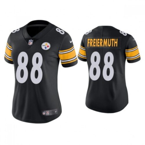 68613a8e81ac9_1 Women's Pittsburgh Steelers #88 Pat Freiermuth Black Vapor Untouchable Limited Stitched NFL Jersey(Run Small)