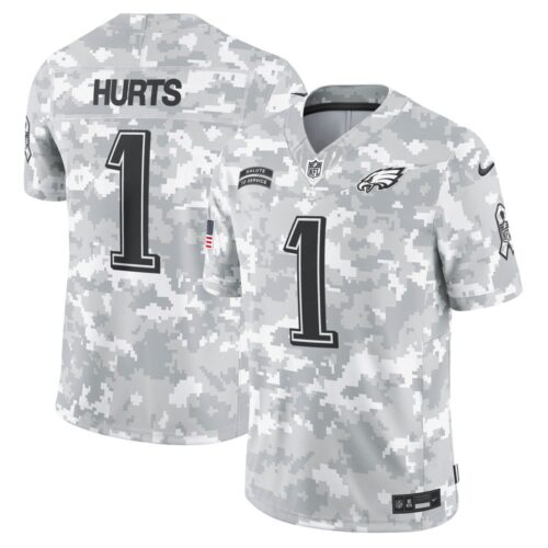 68613ab3c04b1_1 Men's Philadelphia Eagles #1 Jalen Hurts Arctic Camo 2024 Salute to Service Limited Jersey