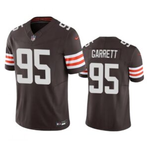 68613ab6030f1_1 Men's Cleveland Browns #95 Myles Garrett Brown 2023 F.U.S.E. Vapor Untouchable Limited Stitched Jersey
