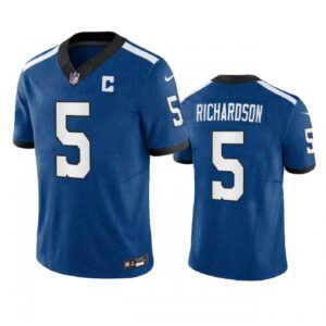 68613ab82befb_1 Men's Indianapolis Colts #5 Anthony Richardson Royal 2023 F.U.S.E. Indiana Nights Limited Stitched Football Jersey