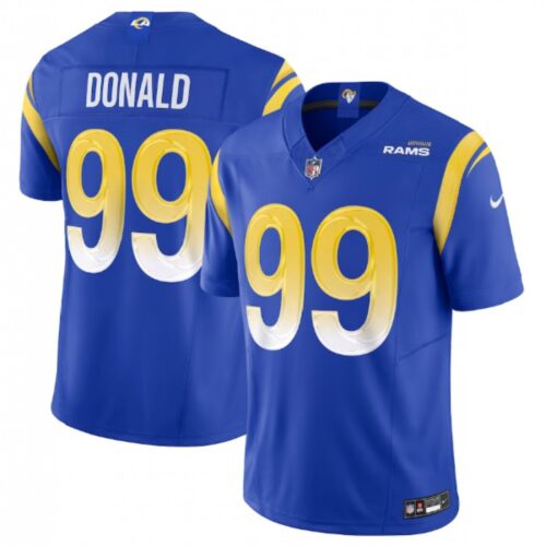 68613aba70b03_1 Men's Los Angeles Rams #99 Aaron Donald Royal 2023 F.U.S.E. Vapor Untouchable Limited Stitched Football Jersey