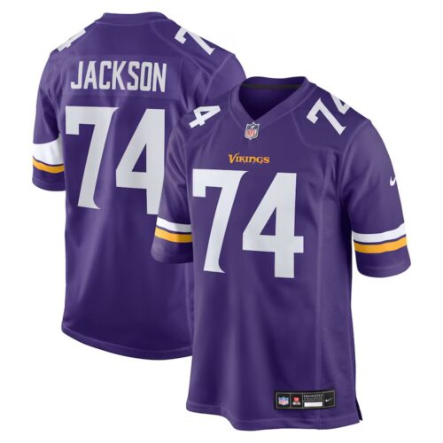 68613ae4f2340_1 Men's Minnesota Vikings #74 Donovan Jackson Nike Purple 2025 NFL Draft First Round Pick Game Jersey