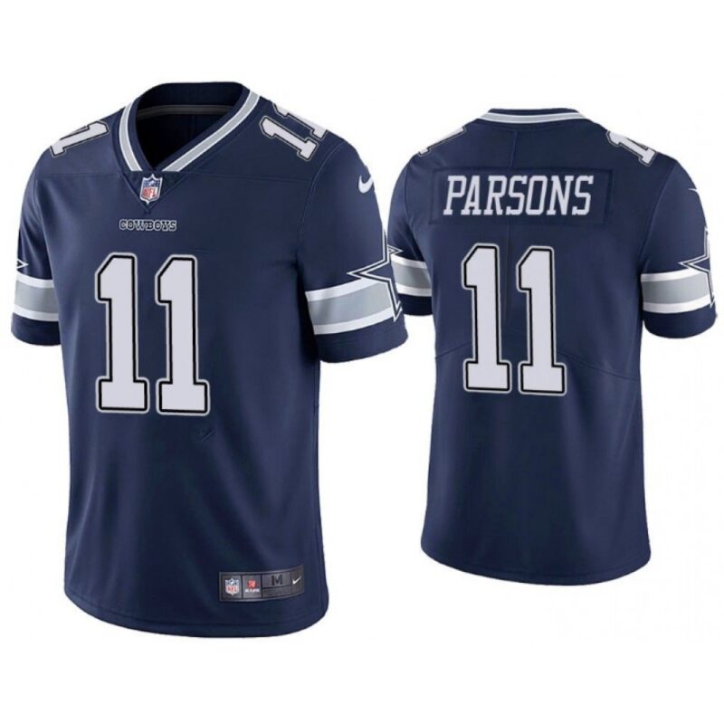 68613b13d3420_1 Men's Dallas Cowboys #11 Micah Parsons Navy 2021 NFL Draft Vapor Limited Stitched Jersey