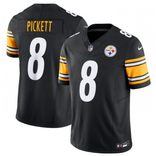 68613b1ec3344_1 Men's Pittsburgh Steelers #8 Kenny Pickett Black 2023 F.U.S.E. Vapor Untouchable Limited Jersey