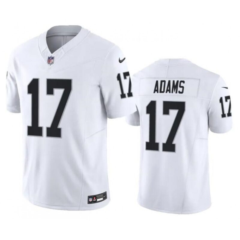 68613b2f3f7eb_1 Youth Las Vegas Raiders #17 Davante Adams White 2023 F.U.S.E Vapor Untouchable Stitched Football Jersey