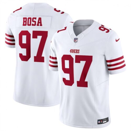 68613b314c8f0_1 Men's San Francisco 49ers #97 Nick Bosa White 2023 F.U.S.E. Vapor Untouchable Limited Stitched Football Jersey