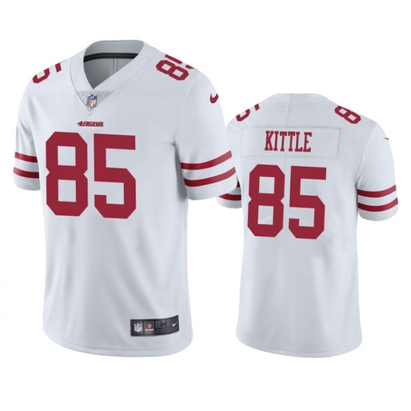68613b5dbe62d_1 Youth NFL San Francisco 49ers #85 George Kittle White Vapor Untouchable Limited Stitched Jersey