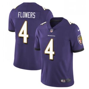 68613b66c63de_1 Men's Baltimore Ravens #4 Zay Flowers Purple Vapor Untouchable Football Jersey