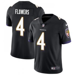 68613b6b3b14a_1 Men's Baltimore Ravens #4 Zay Flowers Black Vapor Untouchable Football Jersey