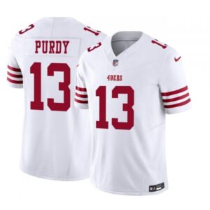 68613b7ada188_1 Youth San Francisco 49ers #13 Brock Purdy White 2023 F.U.S.E. Vapor Untouchable Limited Stitched Football Jersey