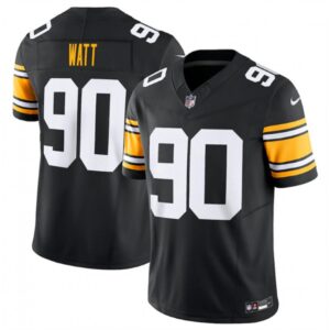 68613b7ceb37b_1 Youth Pittsburgh Steelers #90 T. J. Watt Black 2023 F.U.S.E. Vapor Untouchable Limited Stitched Football Jersey