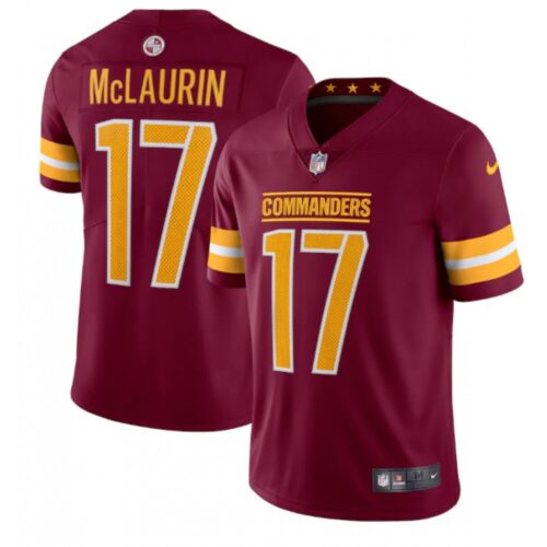 68613bcc1345d_1 Men's Washington Commanders #17 Terry McLaurin 2022 Burgundy Vapor Stitched Football Jersey