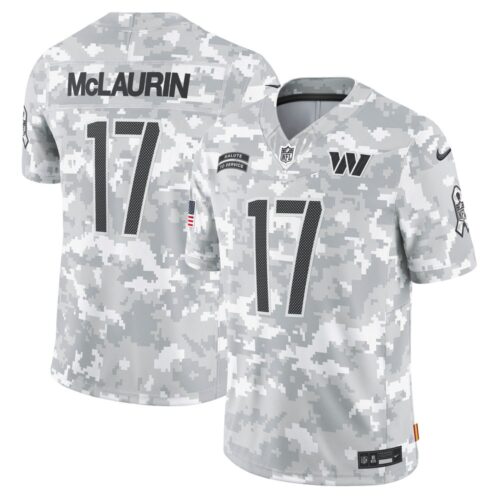 68613bce57b3c_1 Men's Washington Commanders #17 Terry McLaurin Arctic Camo 2024 Salute to Service Limited Jersey