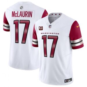 68613bed9cefd_1 Men's Washington Commanders #17 Terry McLaurin White 2023 F.U.S.E. With 4-Star C Patch Vapor Limited Stitched Football Jersey