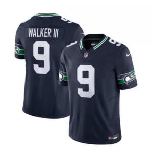 68613bf914737_1 Men's Seattle Seahawks #9 Kenneth Walker III 2023 F.U.S.E. Navy Limited Stitched Football Jersey