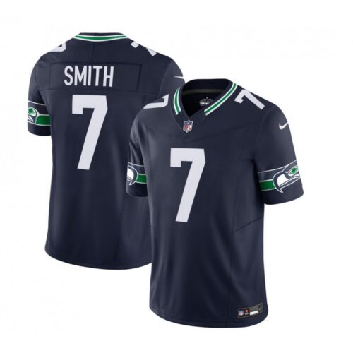 68613c0190585_1 Men's Seattle Seahawks #7 Geno Smith 2023 F.U.S.E. Navy Limited Stitched Football Jersey