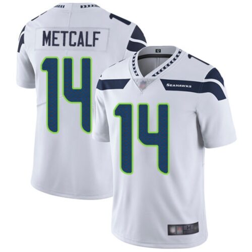 68613c17e8575_1 Men's Seattle Seahawks #14 D.K. Metcalf White Vapor Untouchable Limited Stitched NFL Jersey