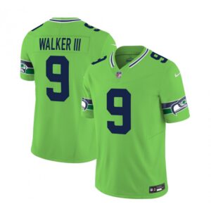 68613c1ee2dab_1 Men's Seattle Seahawks #9 Kenneth Walker III 2023 F.U.S.E. Green Limited Stitched Football Jersey