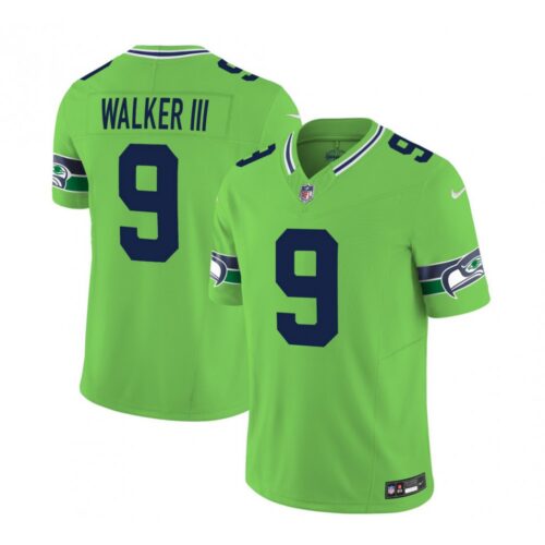 68613c1ee2dab_1 Men's Seattle Seahawks #9 Kenneth Walker III 2023 F.U.S.E. Green Limited Stitched Football Jersey