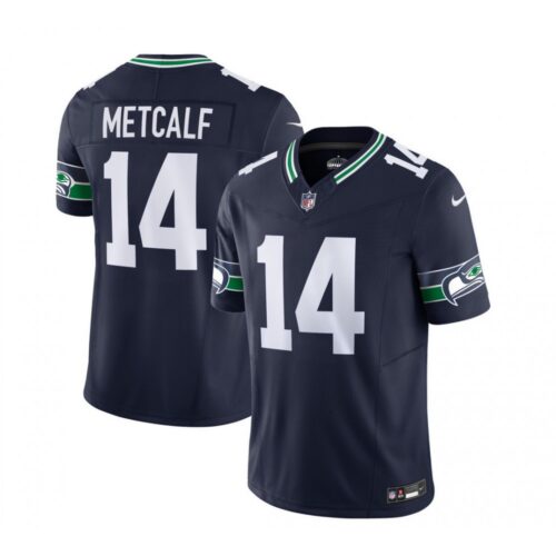 68613c25b0416_1 Men's Seattle Seahawks #14 DK Metcalf 2023 F.U.S.E. Navy Limited Stitched Football Jersey
