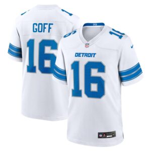 68613c65479d4_1 Men's Detroit Lions #16 Jared Goff White Game Jersey