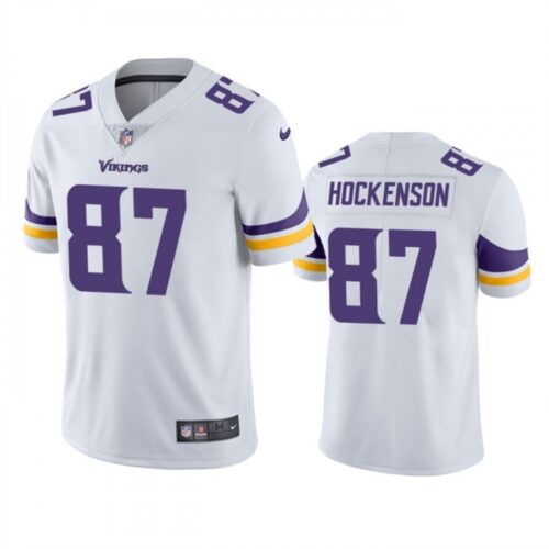 68613c677c68f_1 Men's Minnesota Vikings #87 T.J. Hockenson White Vapor Untouchable Stitched Jersey