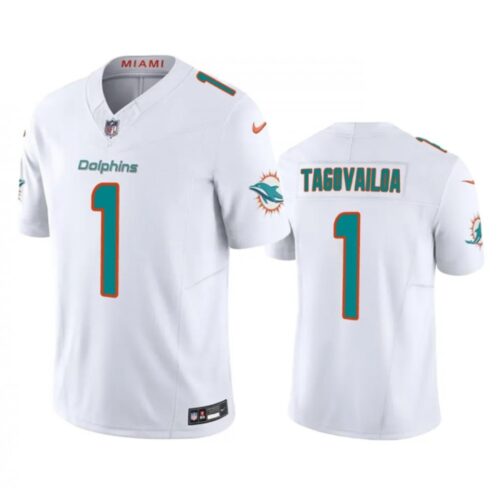 68613c69a06a5_1 Men's Miami Dolphins #1 Tua Tagovailoa White 2023 F.U.S.E Vapor Limited Stitched Football Jersey