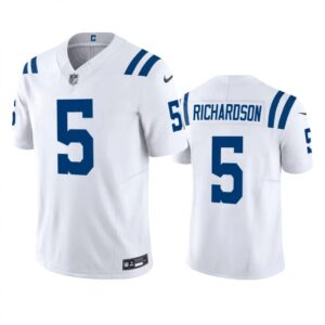 68613c724ee28_1 Men's Indianapolis Colts #5 Anthony Richardson White 2023 F.U.S.E Vapor Untouchable Stitched Football Jersey