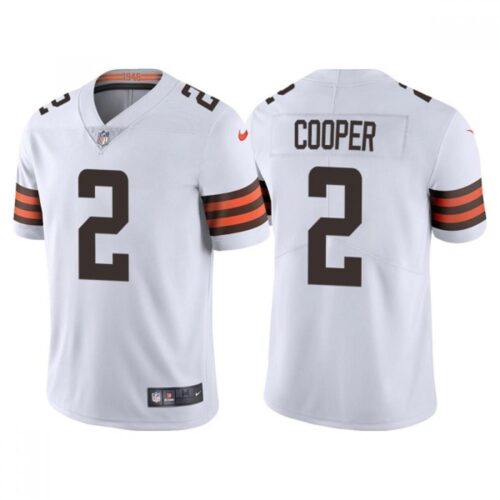 68613c74778e4_1 Men's Cleveland Browns #2 Amari Cooper White Vapor Untouchable Limited Stitched Jersey