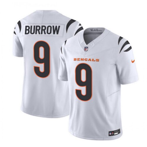 68613c769e2d0_1 Men's Cincinnati Bengals #9 Joe Burrow White 2023 F.U.S.E. Vapor Untouchable Limited Stitched Jersey
