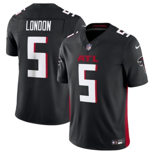 68613c78d6fa7_1 Men's Atlanta Falcons #5 Drake London Black 2023 F.U.S.E. Vapor Untouchable Limited Stitched Football Jersey