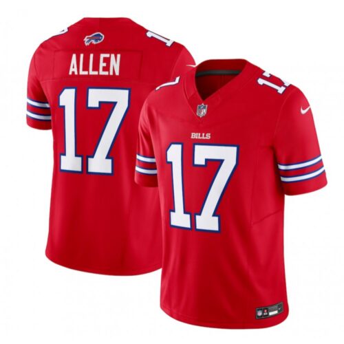 68613c93e585f_1 Men's Buffalo Bills #17 Josh Allen Red 2023 F.U.S.E. Vapor Untouchable Limited Stitched Jersey