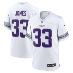 68613c9b0909f_1 Men's Aaron Jones White Minnesota Vikings Alternate Game Player Jersey