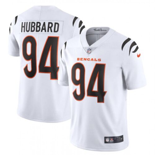68613cb179d8e_1 Men's Cincinnati Bengals #94 Sam Hubbard 2021 White Vapor Untouchable Limited Stitched Jersey