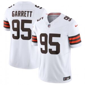 68613cb3c418a_1 Men's Cleveland Browns #95 Myles Garrett White 2023 F.U.S.E. Vapor Untouchable Limited Stitched Jersey