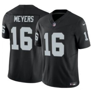 68613cce2f91c_1 Men's Las Vegas Raiders #16 Jakobi Meyers Black 2023 F.U.S.E Vapor Untouchable Stitched Football Jersey