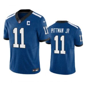 68613cd06e654_1 Men's Indianapolis Colts #11 Michael Pittman Jr. Royal 2023 F.U.S.E. Indiana Nights Limited Stitched Football Jersey