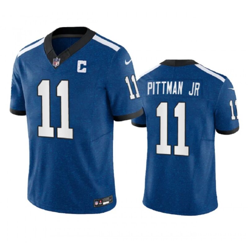 68613cd06e654_1 Men's Indianapolis Colts #11 Michael Pittman Jr. Royal 2023 F.U.S.E. Indiana Nights Limited Stitched Football Jersey