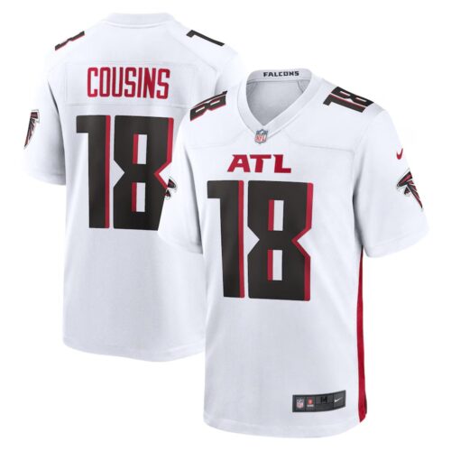 68613cde91c77_1 Men's Atlanta Falcons Kirk Cousins White Game Player Jersey
