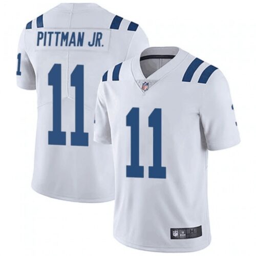 68613cf0613af_1 Men's Indianapolis Colts #11 Michael Pittman Jr. White Vapor Untouchable Limited Stitched Jersey