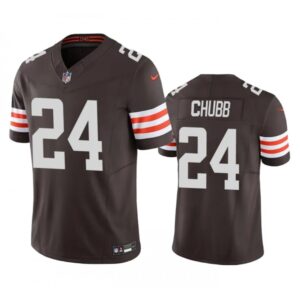 68613d145a043_1 Men's Cleveland Browns #24 Nick Chubb Brown 2023 F.U.S.E. Vapor Untouchable Limited Stitched Jersey